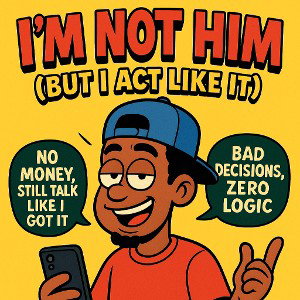 IM NOT HIM ( BUT I ACT LIKE IT )