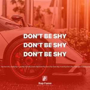 don’t be shy