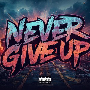 never giving up 