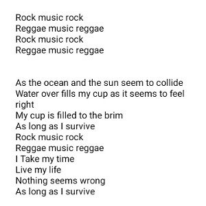 Unfinished track
