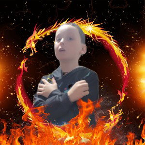 In the middle of fire 