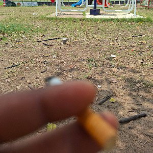 Just a drug addict.