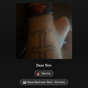 Dear Slim/ before I thought about Wayne 
