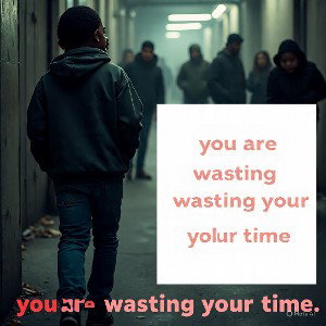 you are wasting your time 