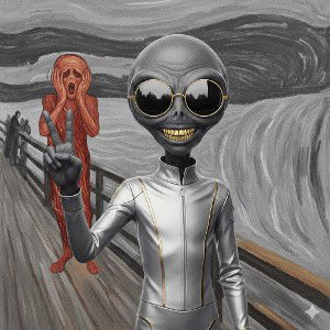 Grey alien