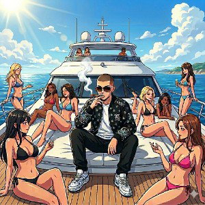 Kush On A Yacht