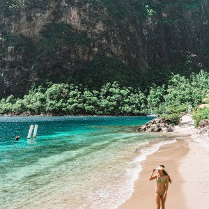Tropical island vibe