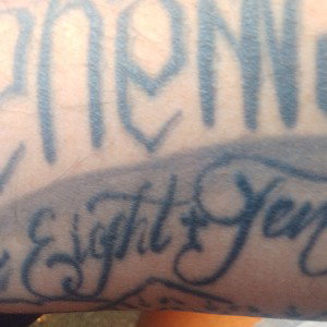 V Eight in a cecond