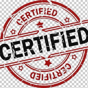 CERTIFIED