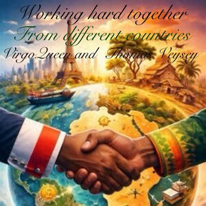 Workin' So Hard  together from different countries 