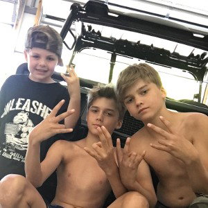  The boys with Mr. Rich