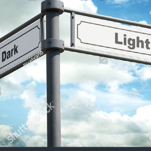 WE OUT WETHER DARK R LIGHT