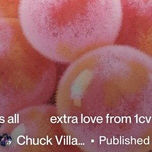 extra love from 1cv #chuckitall God’s words we think together to gather us all