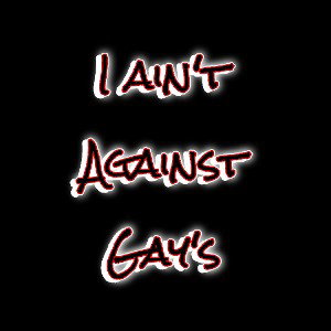 I ain't against gay's