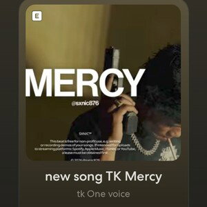 new song TK Mercy 