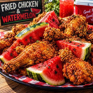 chicken watermelon 