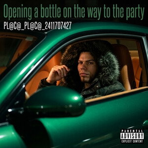 Opening a bottle on the way to the party 