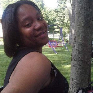 she held me down