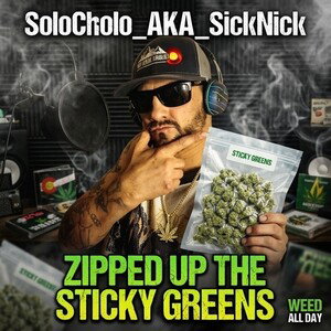 Zipped Up The Sticky Greens