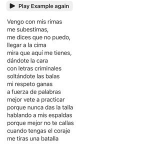 vengo con mis rimas….