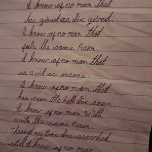 I know of no man 