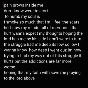 pain needing my saviour 