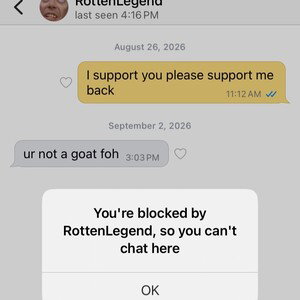 rotten legend, you’re a goofy🤣🤣🤣