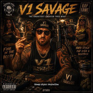 V1 Savage fire in the booth