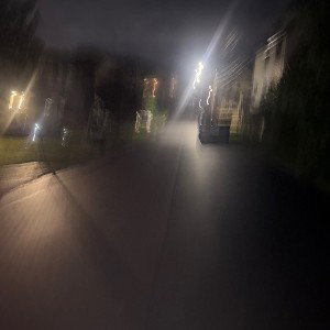 lights on in the van 