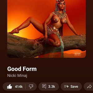 I love my Nicki Minaj I can't sound like her 