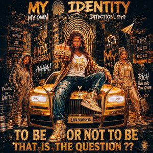MY IDENTITY MY OWN DIRECTION..TO BE OR NOT TO BE THAT IS THE QUESTION ?I STAY ALIVE &I SURVIVE '!