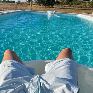 piscine bleu