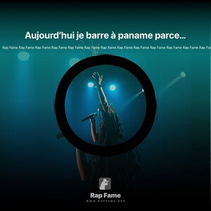 Aujourd’hui je barre à paname parce que y’a djai dans ma chepo 