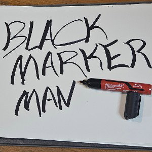 I'm the BLACK MARKER MAN