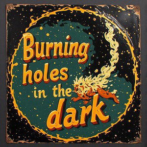 Burning Holes in the Dark 