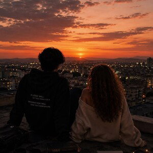 The last sunset on the roof