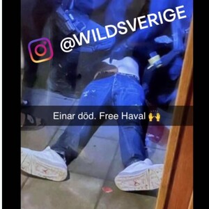 blodig på händerna