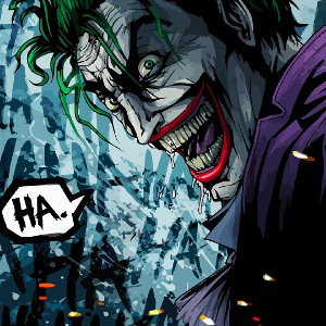 the clown prince of crime (aka the joker)