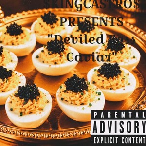 Deviled eggs caviar