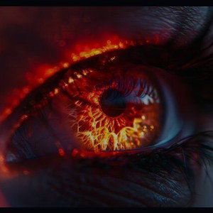 eyes red