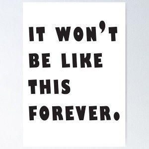 Won't be forever 