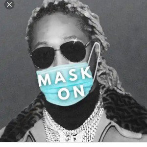 mask on