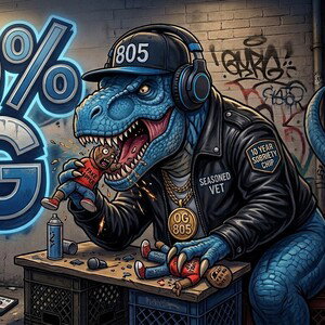 Much Respect To The MC Blue OG Dinosaur 🤜💯