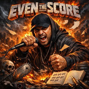 Even the score—to the core, I ignite and I’m writin’ it raw,