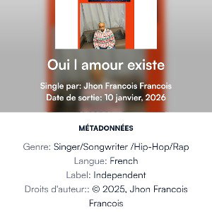 oui l amour existe jhon francois francois 