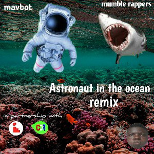 astronaut in the ocean