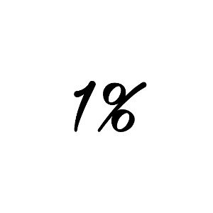 1%
