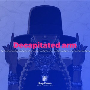 Decapitated arm