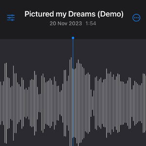 Pictured my Dreams (voice memo)