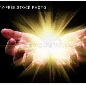 shining light in